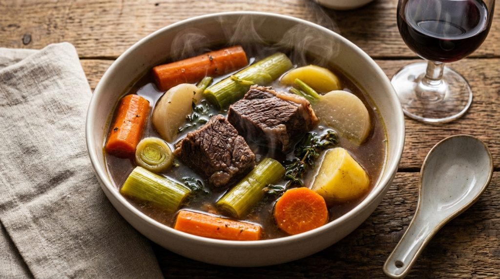 découvrez les astuces pour préparer un pot au feu savoureux et traditionnel, un plat réconfortant aux légumes et viande mijotée à la perfection.