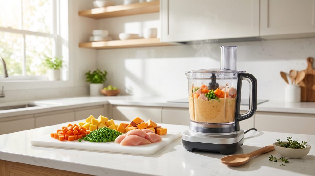 découvrez comment préparer une recette de poulet mixé facile, rapide et nutritive, idéale pour une alimentation saine et savoureuse.