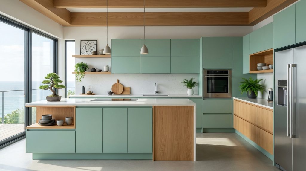 découvrez comment créer une cuisine osaka vert d'eau alliant modernité et sérénité grâce à nos astuces de décoration apaisante et tendance.