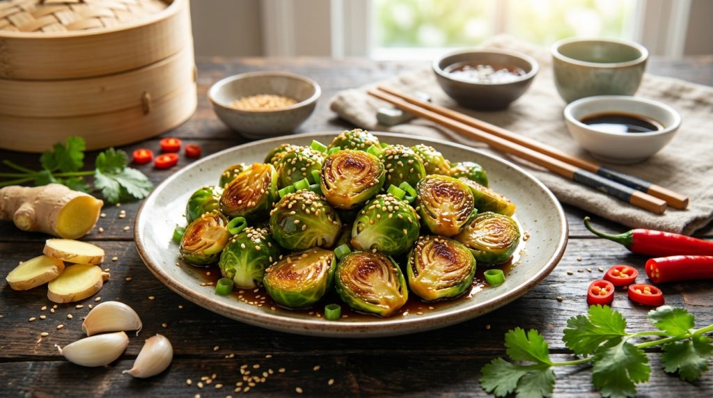 apprenez à cuisiner des choux de bruxelles à l'asiatique avec cette recette savoureuse et originale pour apporter une touche d'exotisme à vos plats.