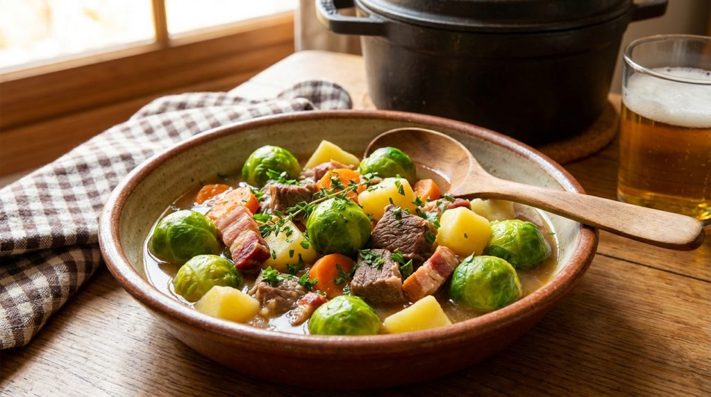 découvrez notre recette traditionnelle de potée aux choux de bruxelles, accompagnée d'astuces gourmandes pour réussir ce plat réconfortant et savoureux.