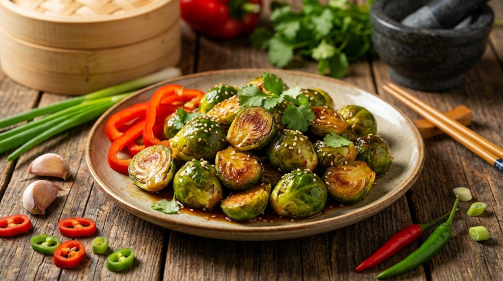 découvrez une recette asiatique facile pour préparer des choux de bruxelles savoureux, alliant simplicité et saveurs exotiques pour un plat délicieux et original.