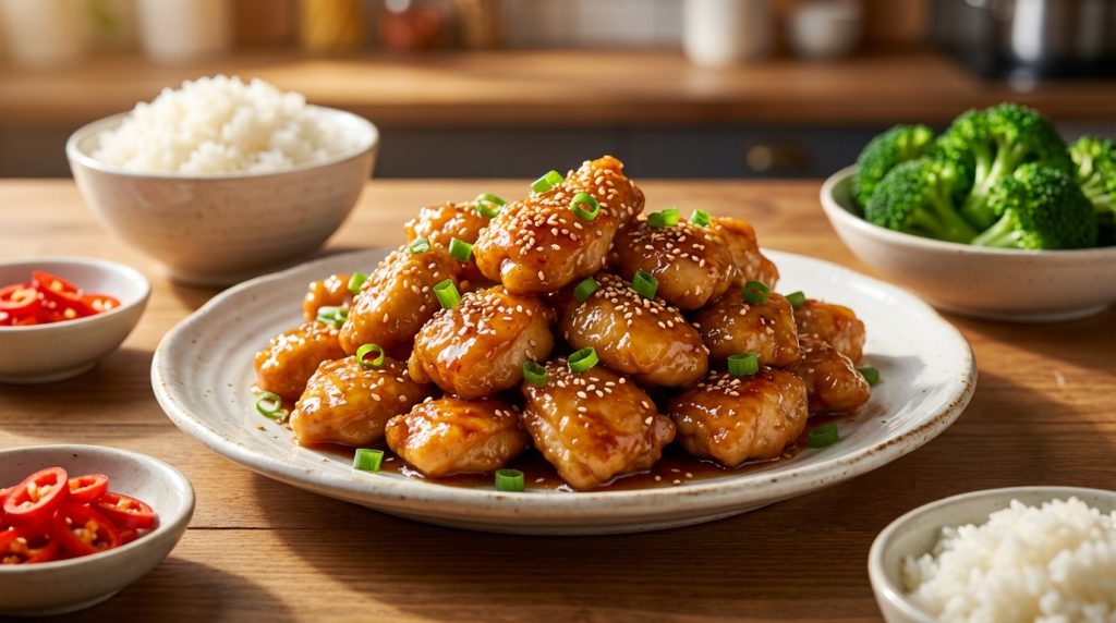 découvrez une recette facile de poulet sucré à l’asiatique, parfaite pour un repas savoureux et rapide à préparer. succombez aux saveurs sucrées et épicées pour un dîner réussi.