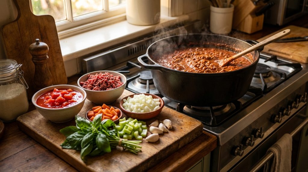 découvrez notre recette de ragu maison, savoureuse et facile à préparer, pour un plat italien authentique et généreux qui régalera toute la famille.