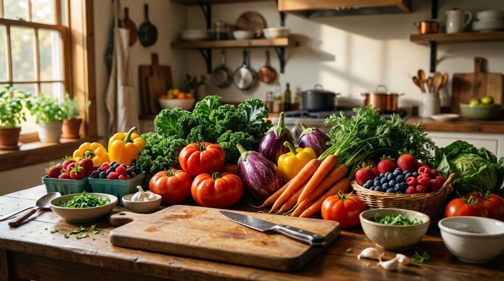 découvrez comment choisir et cuisiner des fruits et légumes de saison pour profiter de leur fraîcheur et de leurs saveurs tout au long de l'année.