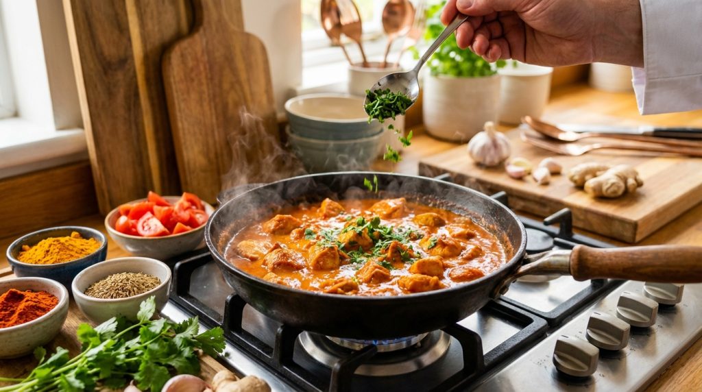 découvrez comment préparer un poulet tikka massala savoureux chez vous avec notre recette facile et pleine de saveurs authentiques. suivez nos étapes simples pour un plat délicieux et réconfortant.