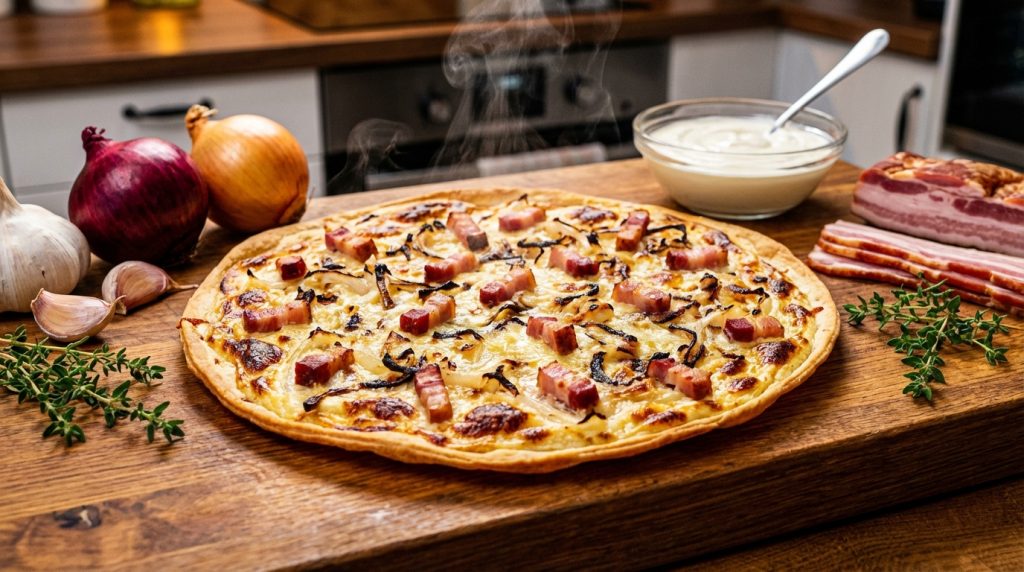 découvrez nos astuces simples et rapides pour réussir une délicieuse tarte flambée maison à coup sûr.