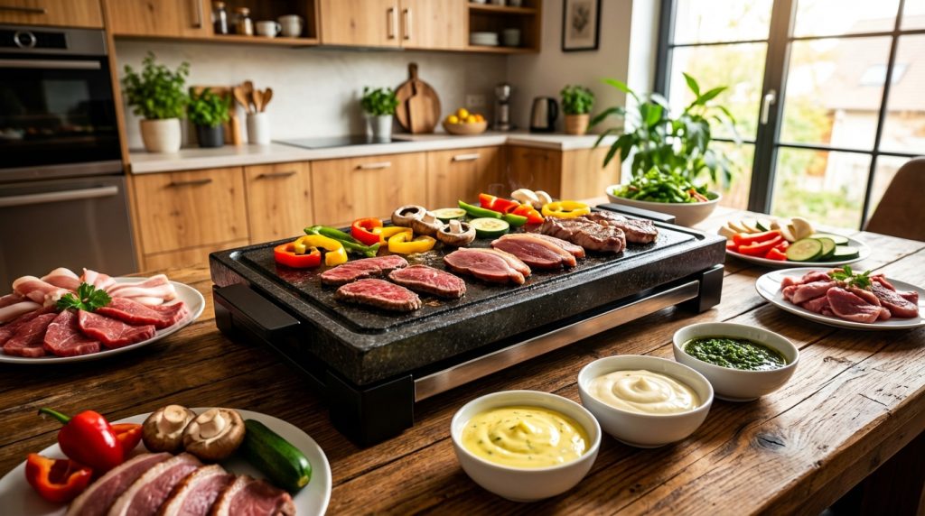 découvrez nos conseils pour réussir une pierrade parfaite à la maison, avec astuces de cuisson, choix des ingrédients et idées de sauces savoureuses pour une soirée conviviale.