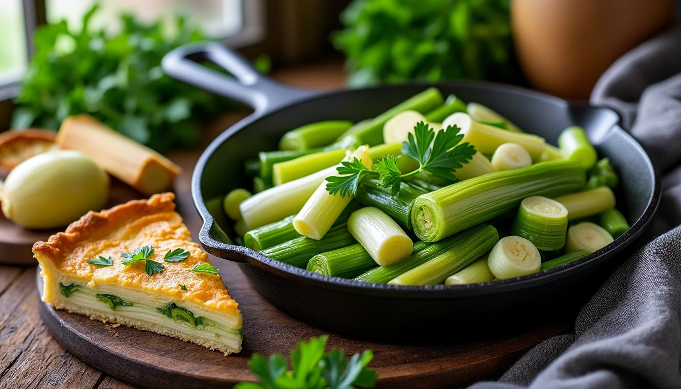 découvrez une recette facile avec des poireaux pour préparer un repas savoureux, rapide et idéal pour toute la famille.