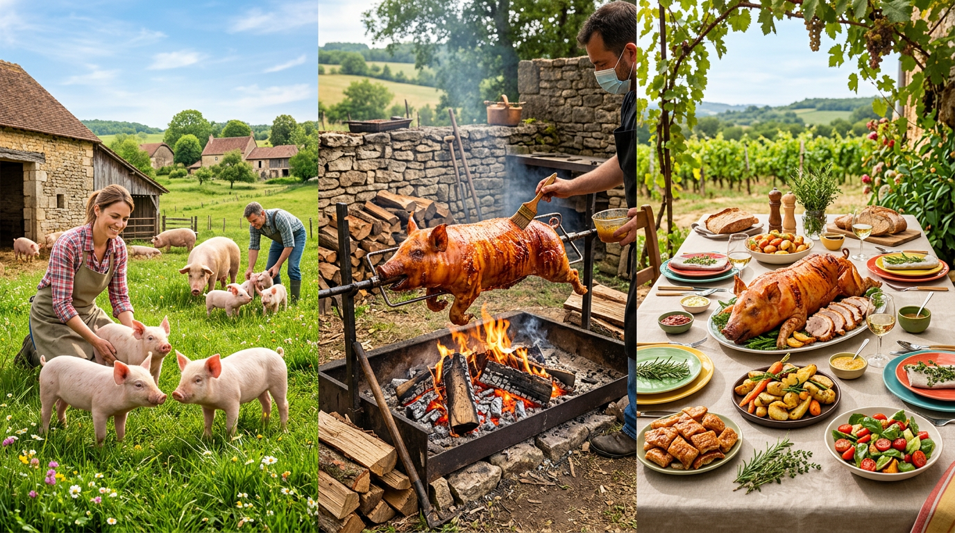 découvrez tout sur le cochon de lait : conseils d'élevage, techniques de cuisson parfaites et recettes savoureuses pour régaler vos invités.