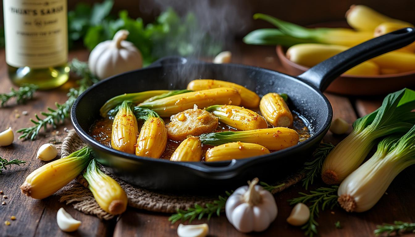 apprenez à préparer des endives braisées savoureuses grâce à notre recette simple et gourmande, idéale pour un repas réconfortant et sain.
