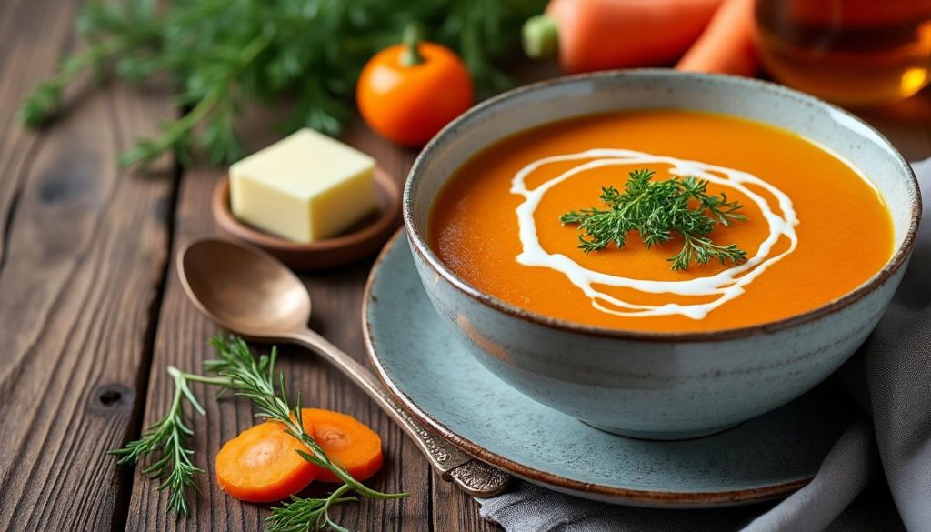 découvrez nos astuces pour préparer un velouté de carottes onctueux et savoureux, idéal pour réchauffer vos repas avec douceur et gourmandise.