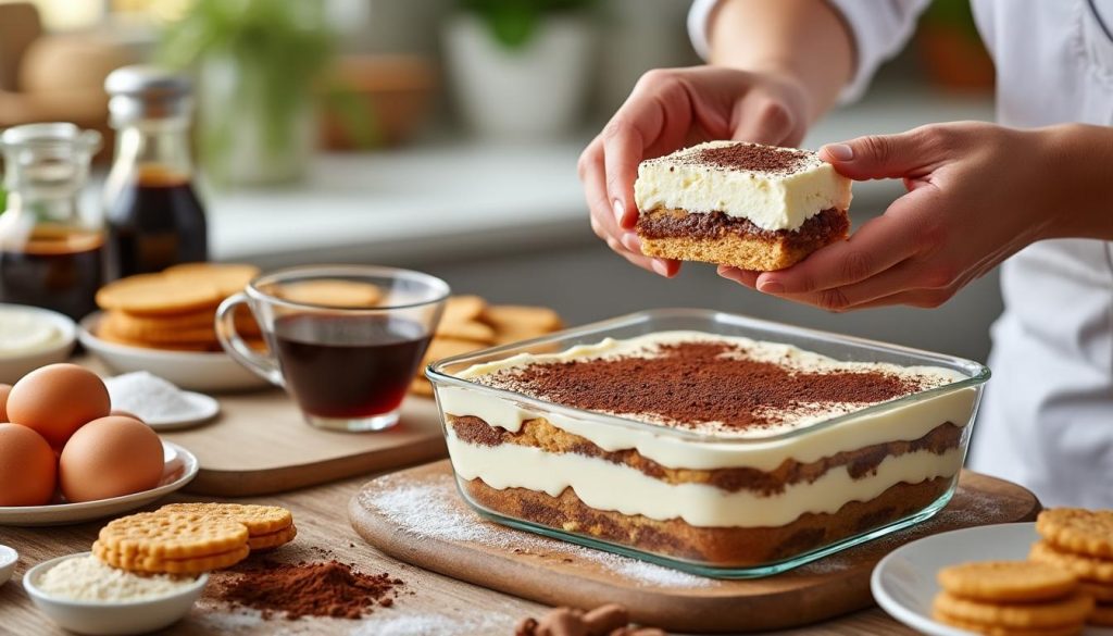 découvrez notre recette facile de tiramisu avec un guide étape par étape pour préparer un dessert italien délicieux et réussi à coup sûr.