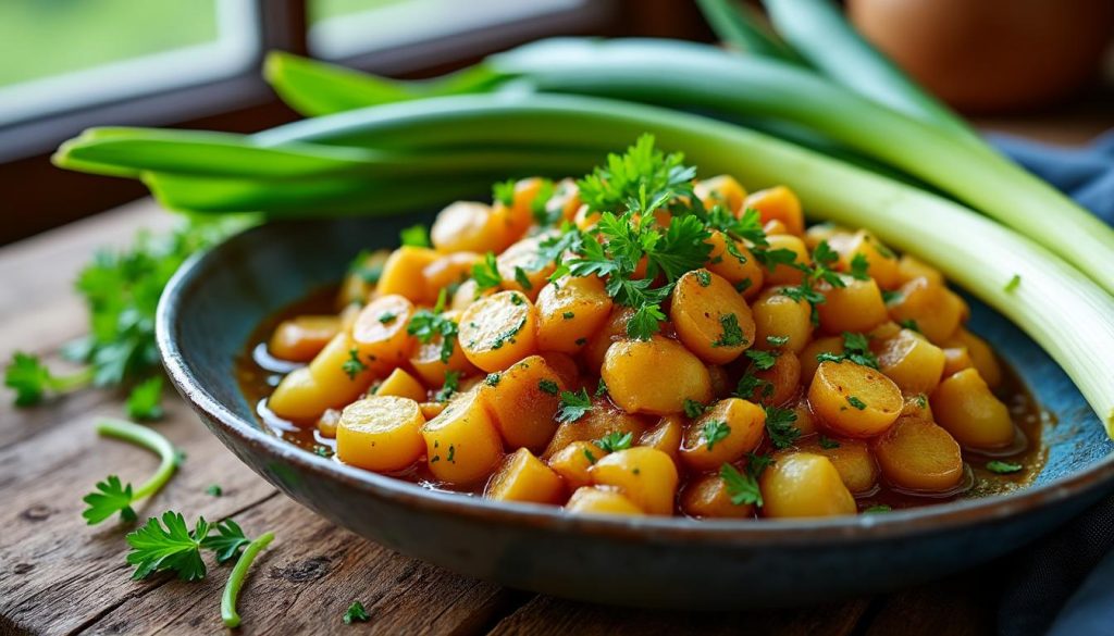 découvrez une recette facile et délicieuse à base de poireau, idéale pour un repas savoureux et rapide à préparer.