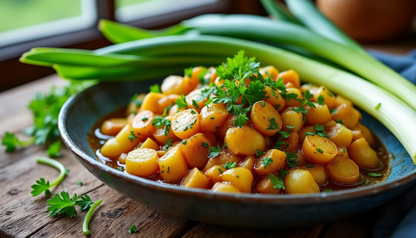 découvrez une recette facile et délicieuse à base de poireau, idéale pour un repas savoureux et rapide à préparer.