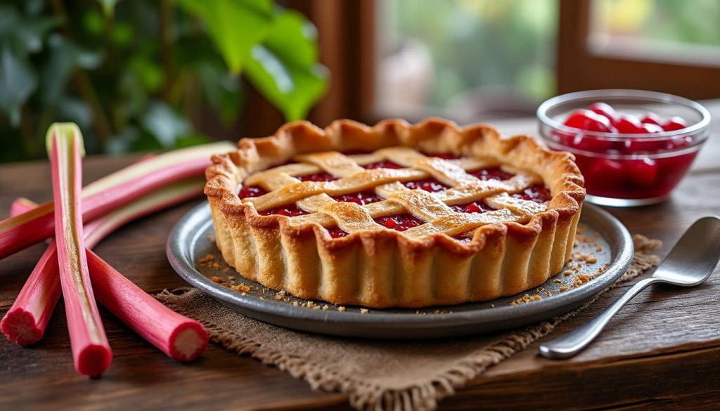 découvrez une recette facile et rapide à base de rhubarbe pour régaler toute la famille avec des saveurs fraîches et gourmandes.