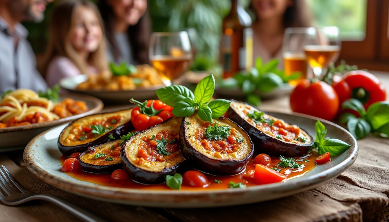 découvrez une recette facile et savoureuse avec aubergine, parfaite pour régaler toute la famille en un rien de temps.