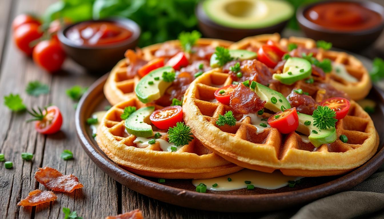 découvrez nos recettes de gaufres salées faciles et gourmandes, parfaites pour toutes les occasions. idées rapides et savoureuses pour régaler toute la famille.