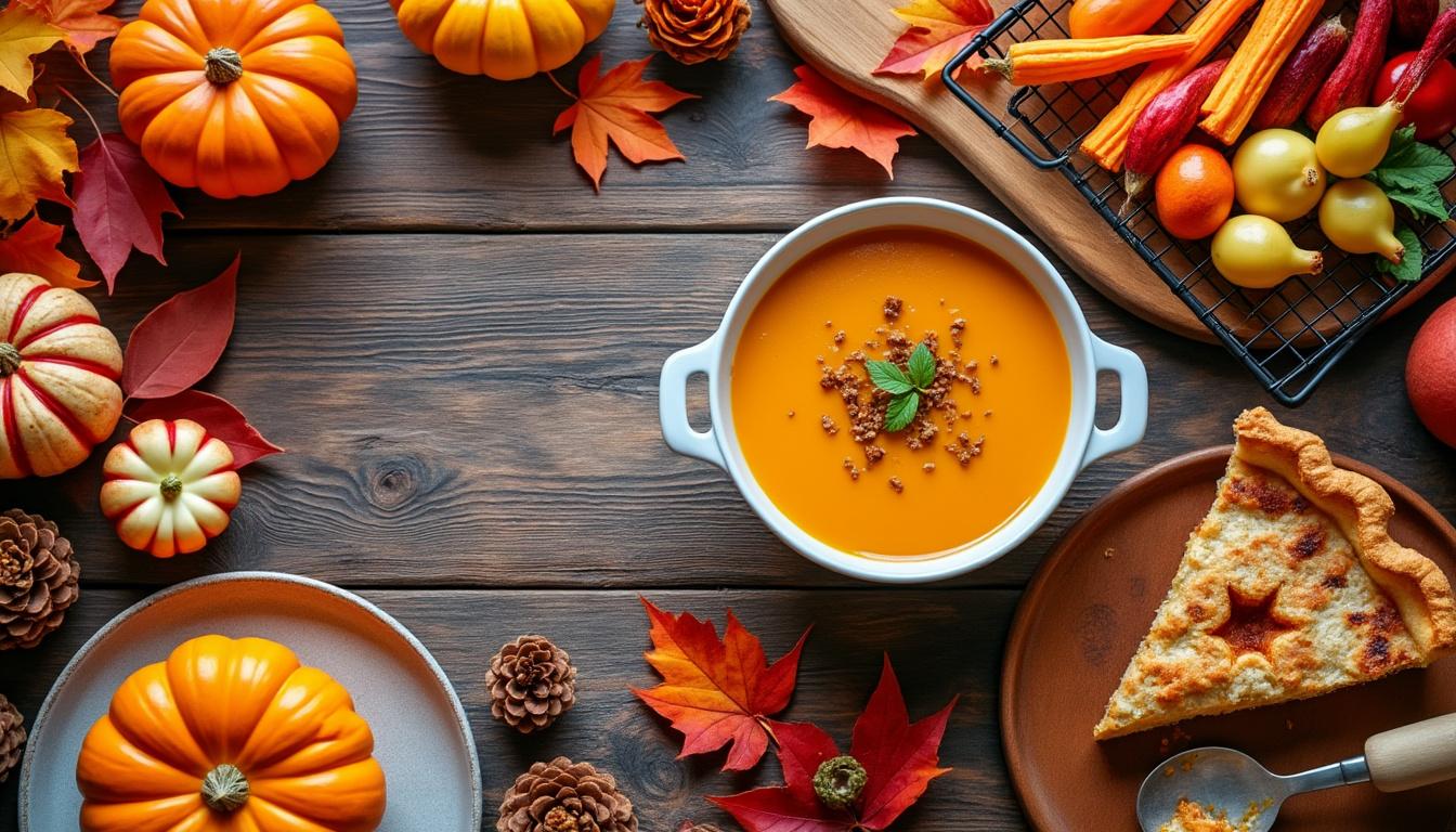 découvrez nos recettes d'automne gourmandes, parfaites pour régaler toute la famille avec des saveurs chaleureuses et de saison.