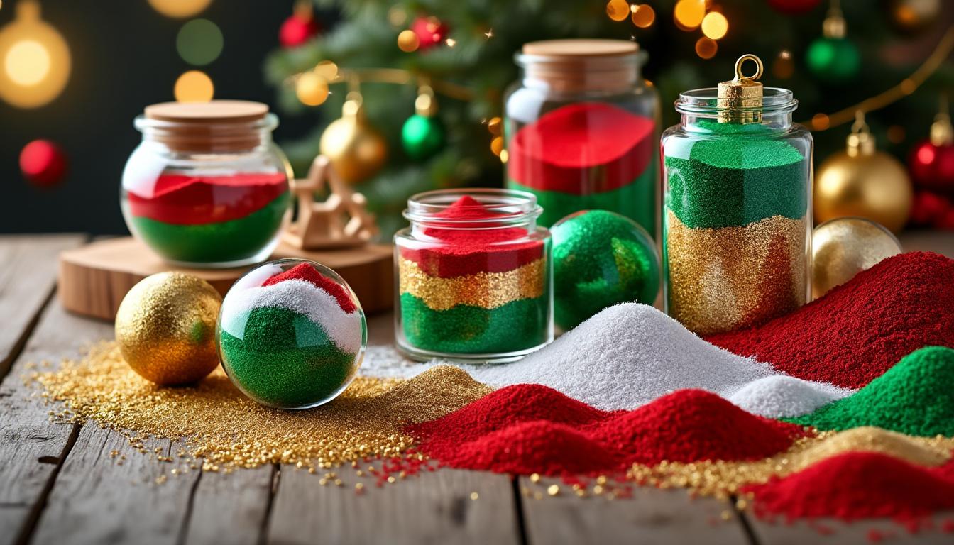 découvrez tout sur le sable de noël, ses couleurs, textures et comment l'utiliser pour créer des décorations festives originales et élégantes.
