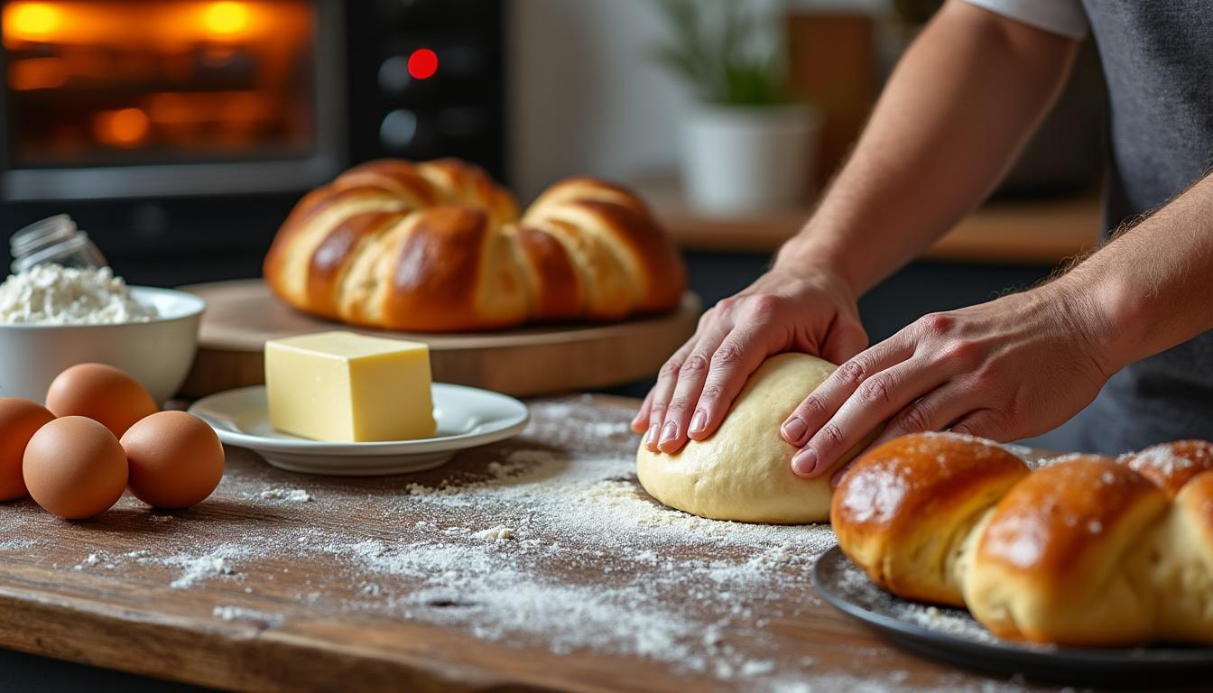 découvrez notre guide facile pour préparer un pain brioché moelleux à la maison, avec des astuces simples pour réussir une pâte légère et savoureuse.
