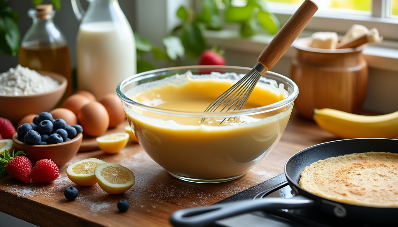 découvrez comment préparer des crêpes savoureuses et faciles sans utiliser de lait, parfaites pour tous les goûts et régimes alimentaires.