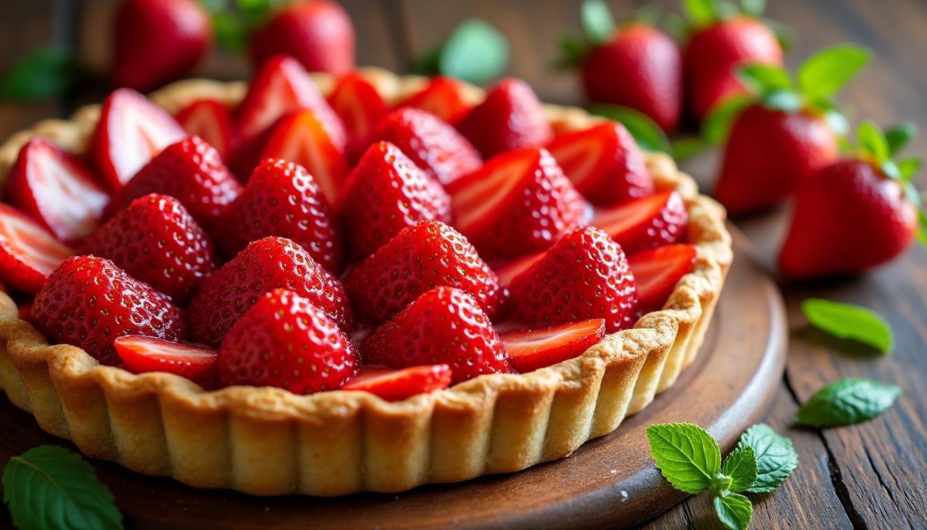 découvrez comment réussir une délicieuse tarte aux fraises sans utiliser de crème pâtissière, grâce à des astuces simples et efficaces pour une recette légère et savoureuse.