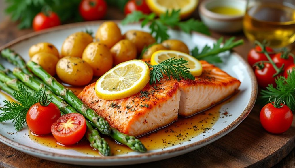 découvrez une recette facile de saumon au four, rapide à préparer pour un repas savoureux et équilibré. parfaite pour toutes les occasions !