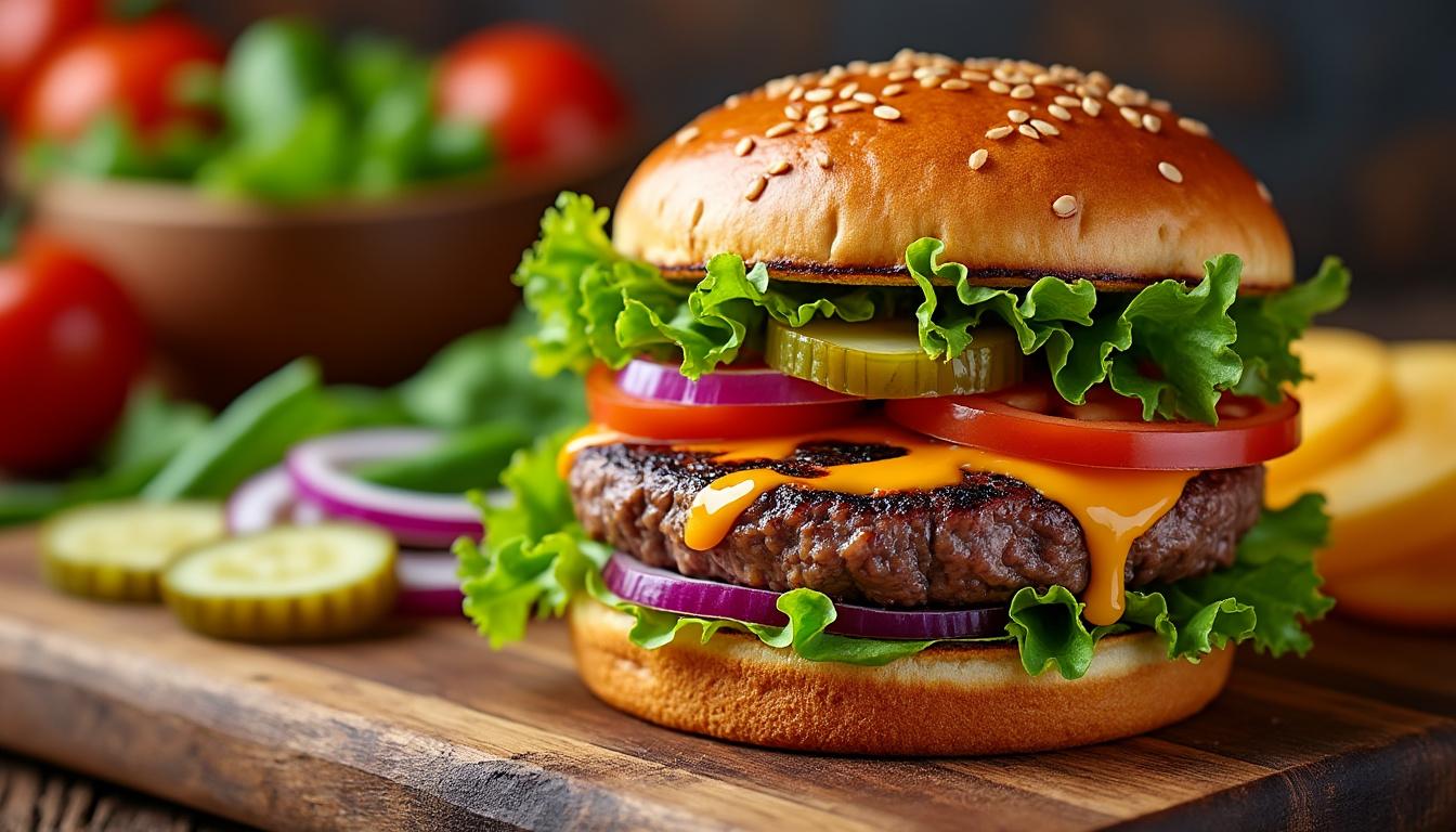découvrez notre recette de hamburger maison facile à réaliser pour un burger savoureux. suivez nos astuces simples pour un repas gourmand et réussi à coup sûr.