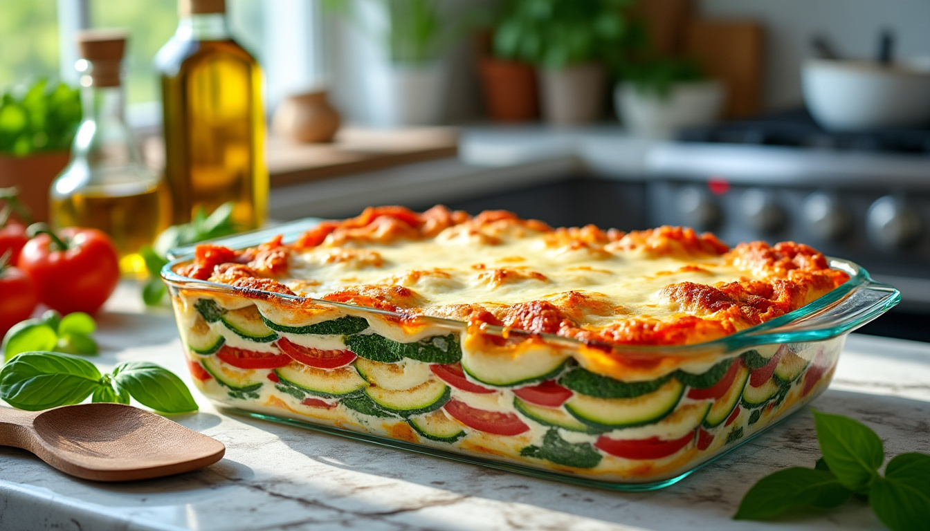 découvrez comment préparer des lasagnes aux légumes savoureuses et équilibrées, parfaites pour un repas sain et gourmand en famille.