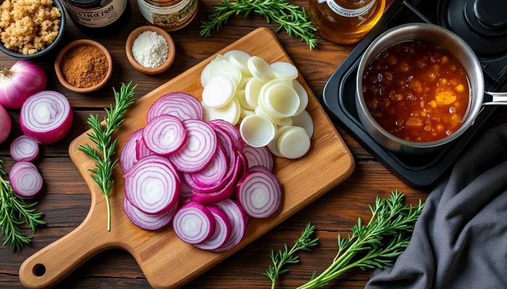 apprenez à préparer un confit d'oignons maison savoureux avec notre recette simple et rapide, idéale pour accompagner vos plats et apporter une touche gourmande.