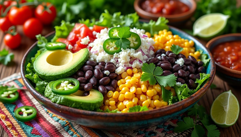 découvrez comment préparer une salade mexicaine savoureuse et authentique avec des ingrédients frais et des astuces simples pour un plat coloré et délicieux.