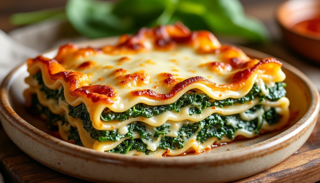 découvrez comment préparer une lasagne épinard chèvre savoureuse, facile et gourmande, parfaite pour un repas convivial et plein de saveurs.