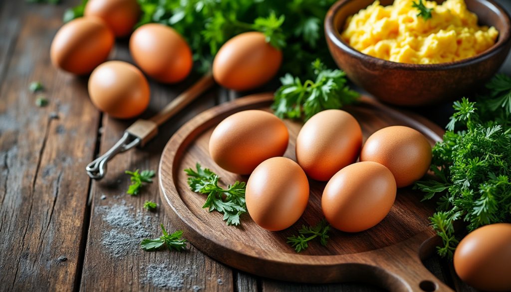découvrez une recette facile et rapide pour utiliser vos œufs entiers et préparer un délicieux plat maison.