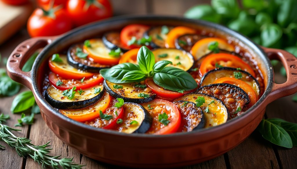 découvrez comment préparer une ratatouille au four savoureuse et facile grâce à notre recette simple et gourmande, idéale pour un repas sain et convivial.