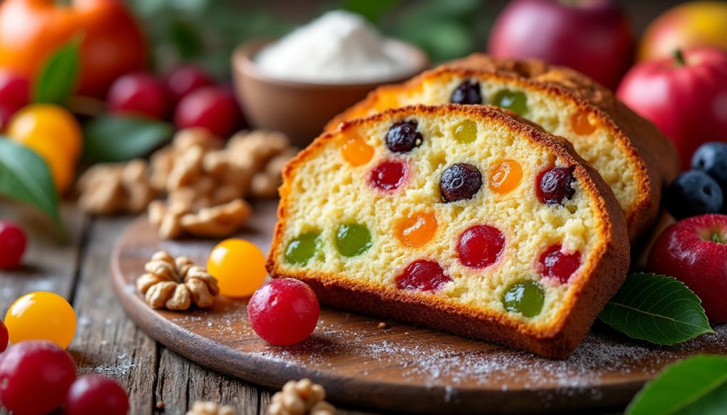 apprenez à réaliser un cake aux fruits confits moelleux et savoureux grâce à notre guide étape par étape, pour un dessert parfait et gourmand.