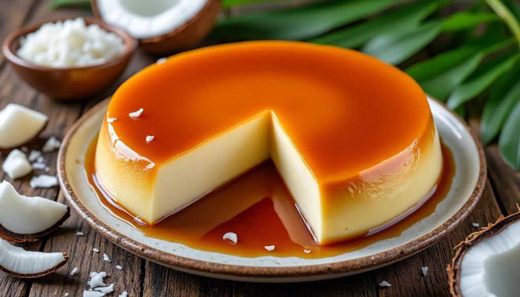 découvrez notre recette facile de flan coco pour un dessert gourmand, rapide à préparer et délicieux. parfait pour toutes les occasions sucrées !