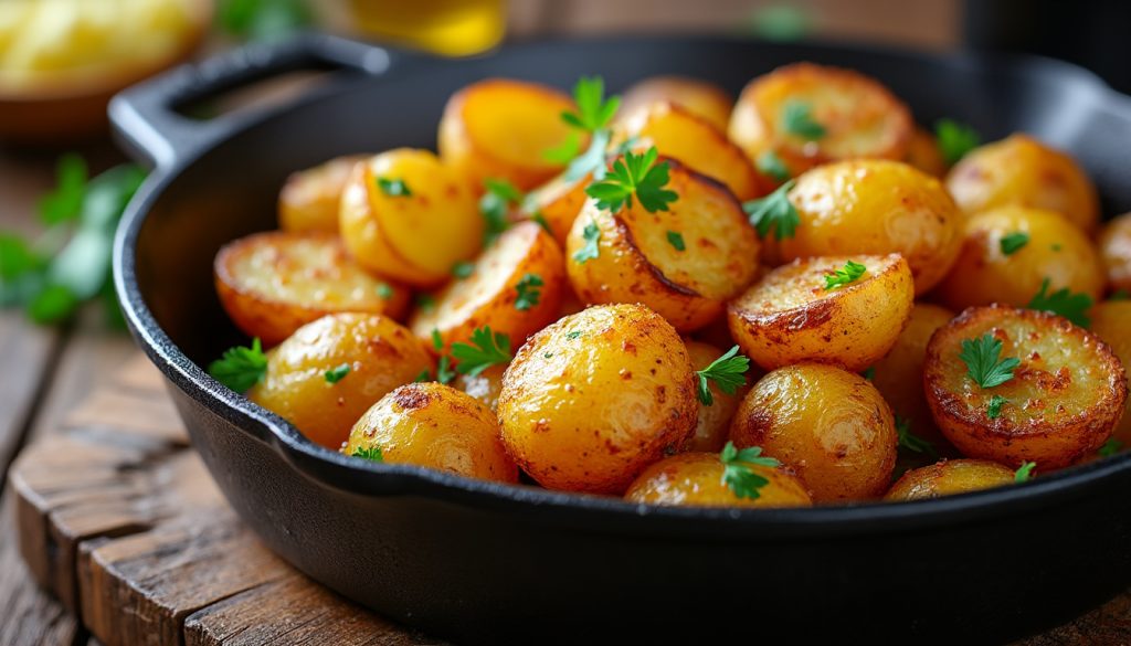 découvrez une recette simple et rapide pour réaliser des pommes de terre sautées parfaitement croustillantes, idéales pour accompagner tous vos plats.