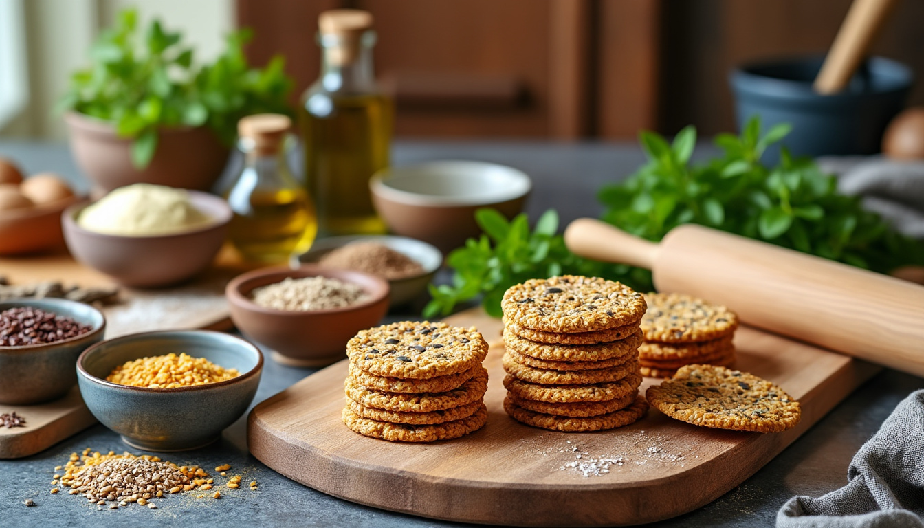 découvrez comment préparer des crackers aux graines savoureux et faciles à réaliser grâce à notre recette simple et rapide. parfaits pour une collation saine et gourmande !