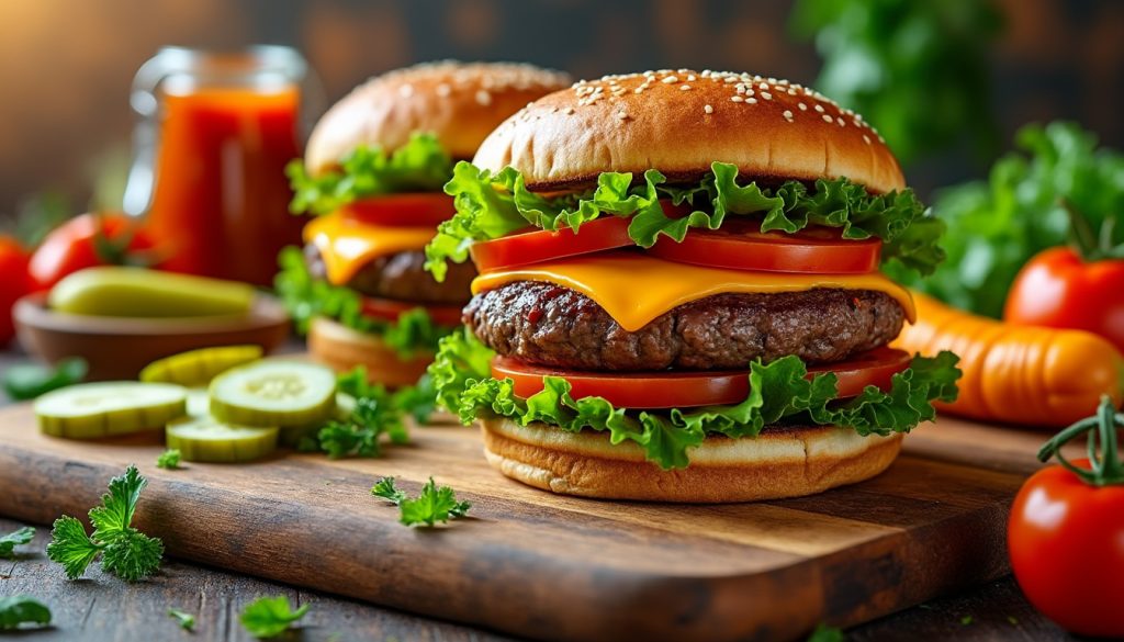 découvrez nos astuces simples et rapides pour préparer un burger maison savoureux, avec des ingrédients frais et des conseils de cuisson pour un résultat parfait.
