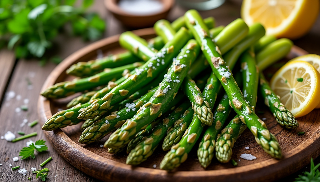 découvrez une recette simple et savoureuse pour cuisiner des asperges vertes, idéale pour un repas léger et plein de fraîcheur.