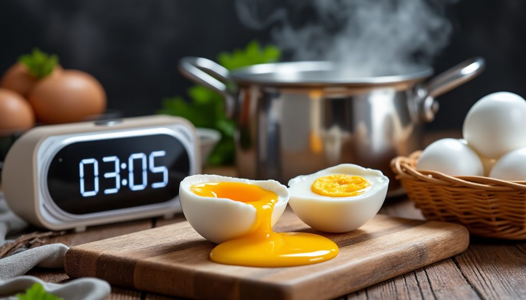 découvrez le temps de cuisson idéal pour obtenir un œuf mollet parfait à chaque fois grâce à notre guide pratique facile à suivre.
