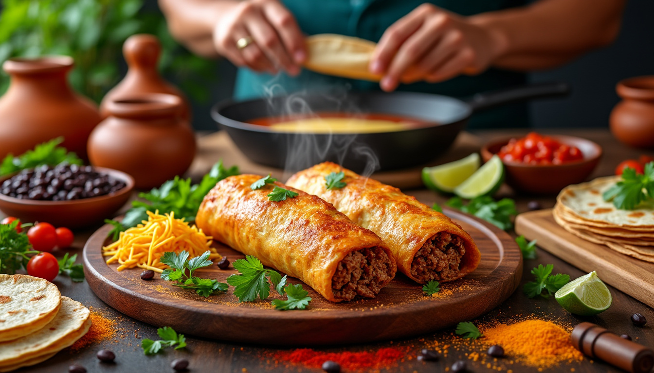 découvrez tout sur la chimichanga : son histoire fascinante, une recette authentique et des astuces pour la préparer parfaitement.
