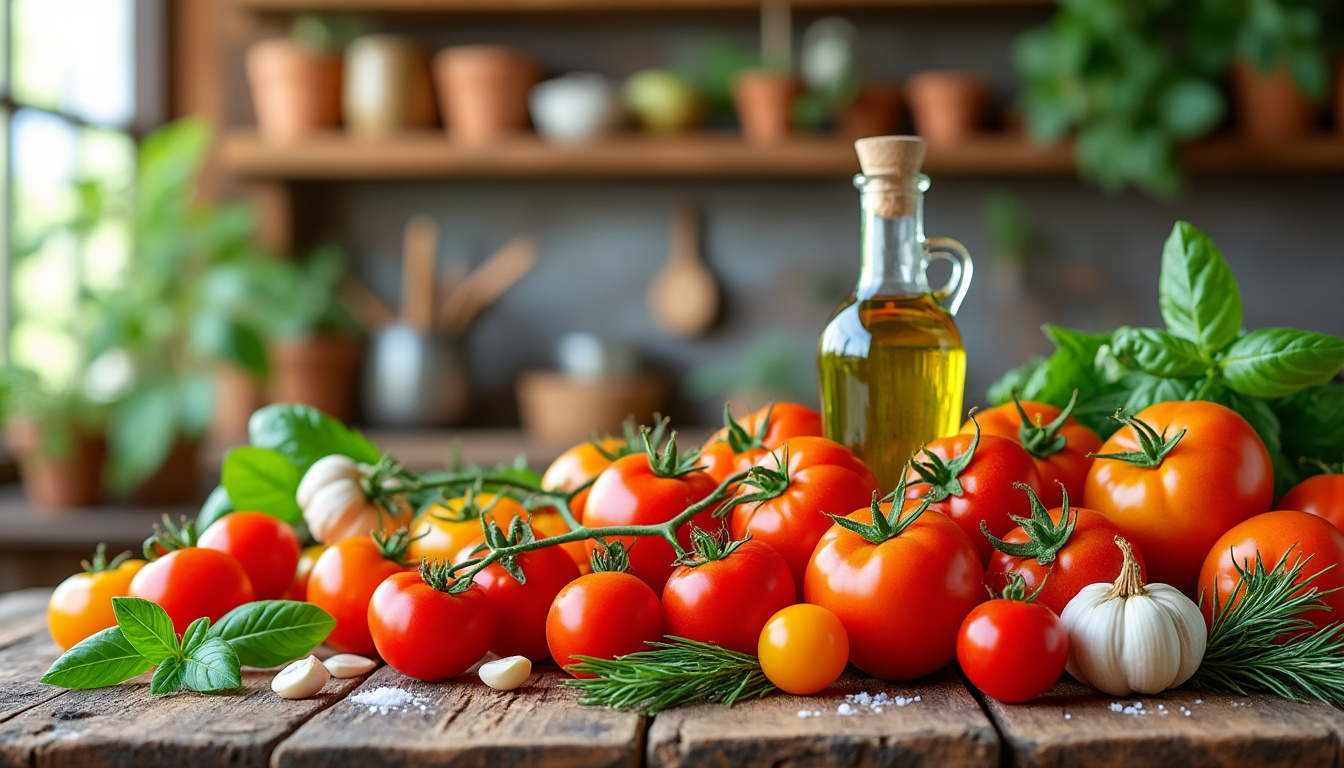 découvrez nos recettes faciles et gourmandes pour sublimer les tomates, ce légume d'été incontournable, et apporter fraîcheur et saveurs à vos plats.
